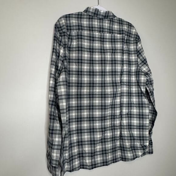 Alesbury Gray Plaid Long Sleeve Button Down Shirt NWT Men’s Large Tall - Picture 5 of 9